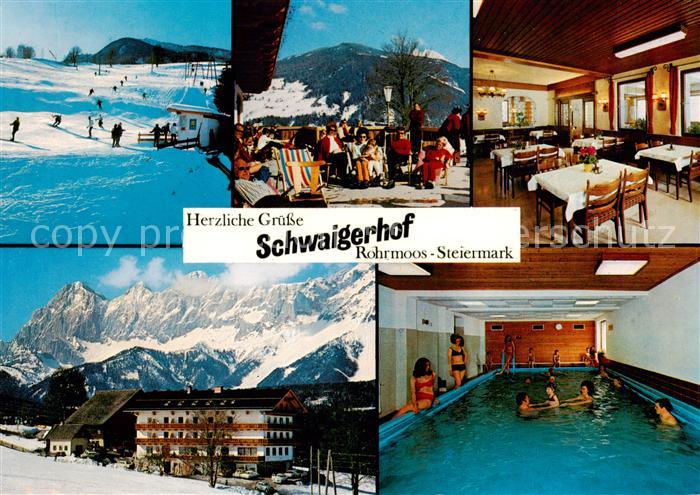 Rohrmoos-Untertal Schladming Steiermark AT Panorama Schwaigerhof Gaststube Halle