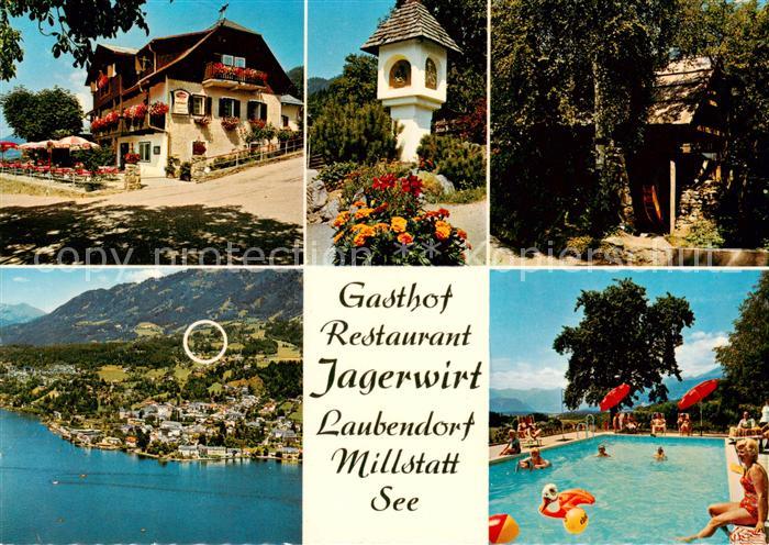 Millstatt Millstaettersee Kaernten AT Gasthof Restaurant Jagerwirt Bildstock Sch