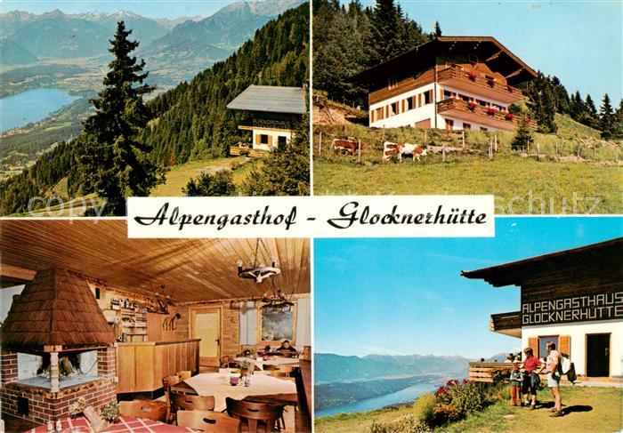 Millstatt Millstaettersee Kaernten AT Alpengasthof Glocknerhuette Kaminzimmer Pa
