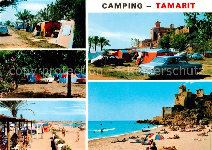 Tarragona ES Camping Tamarit Strand Teilansichten