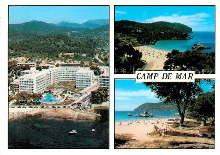 Camp de Mar Andratx Mallorca ES Fliegeraufnahme Panorama Strandpartien