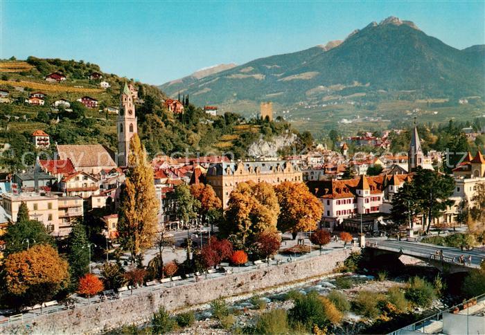 Meran Merano IT Panorama gegen den Ifinger