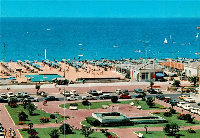 Lido di Camaiore Toscana IT Lungomare e spiaggia veduta aerea