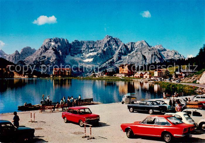 Lago di Misurina IT Bergsee Dolomiten Berghotels