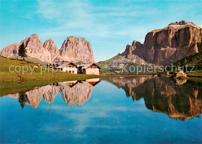 Pordoipass Strada Pardoi col Sassolungo Gruppo Sella Langkofel Sellagruppe Bergs