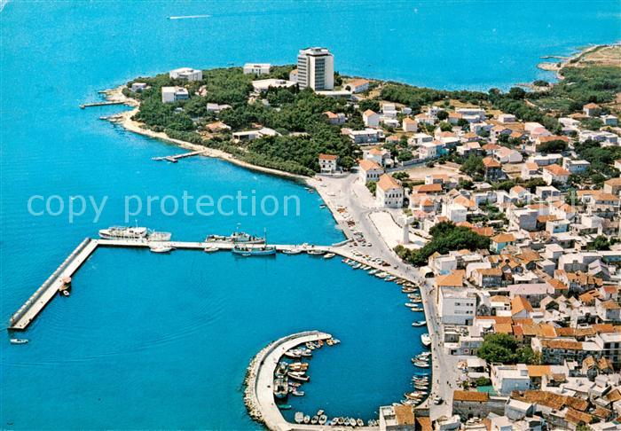 Vodice Croatia Panorama Kuestenort Hafen