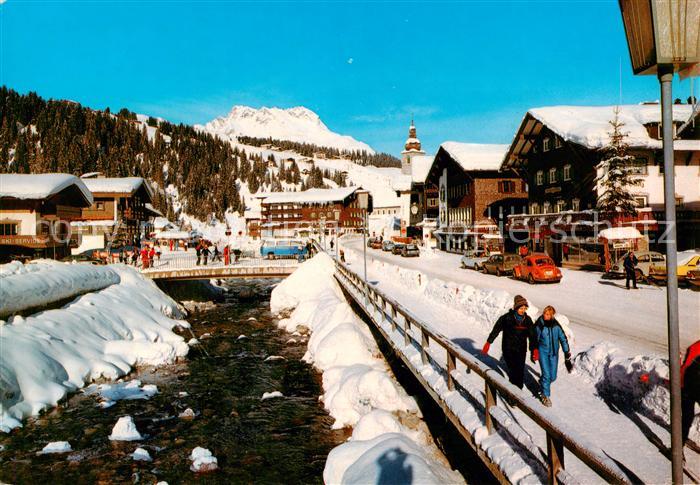 Lech Vorarlberg Ortspartie mit Karhorn