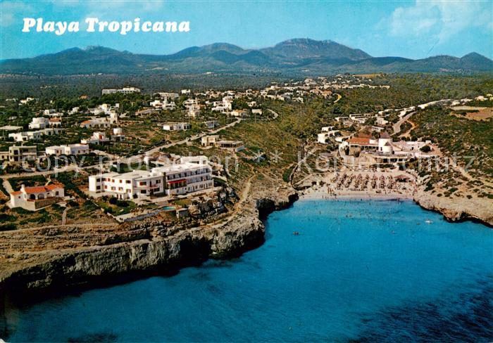 Manacor Mallorca ES Playa Tropicana Fliegeraufnahme