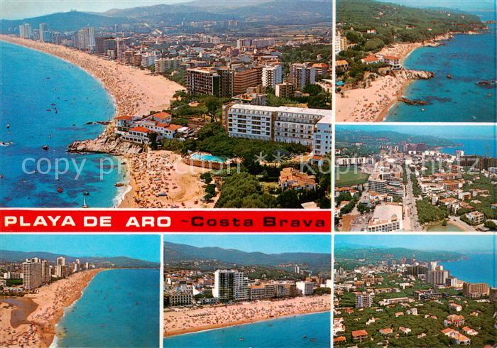 Playa de Aro Cataluna ES Fliegeraufnahmen Strandpartien
