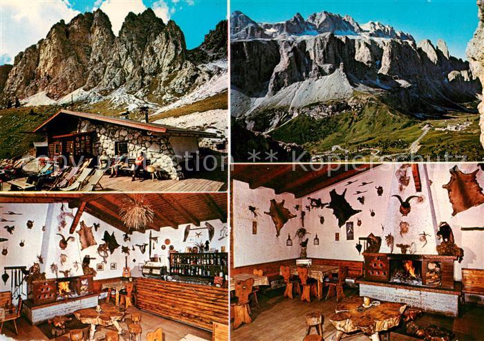 Passo Gardena Bar Baita Clark Gastraeume