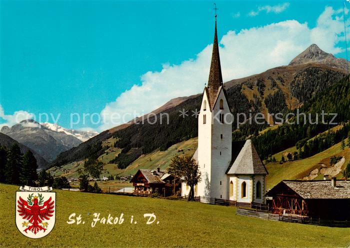 St Jakob Defereggen Tirol AT Kirche Panorama