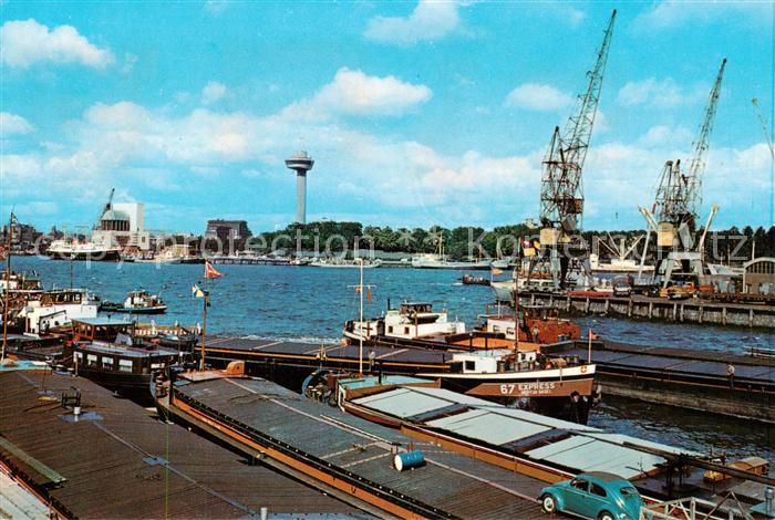 Rotterdam  NL Havengezicht met Euromast