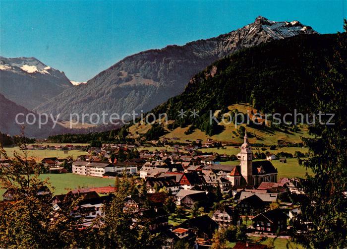 Bezau Vorarlberg mit Hangspitze