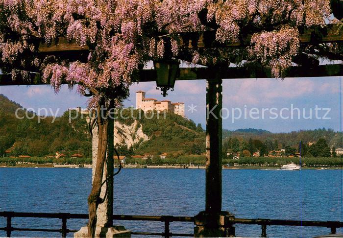 Arona Lago Maggiore IT La Rocca d’Angera vista da Arona