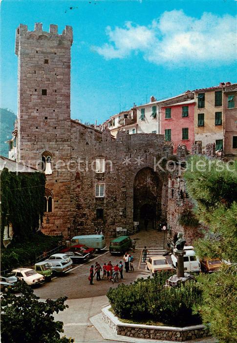 Portovenere Porto-Venere IT Antica Torre genovese con ingresso al Borgo Antico