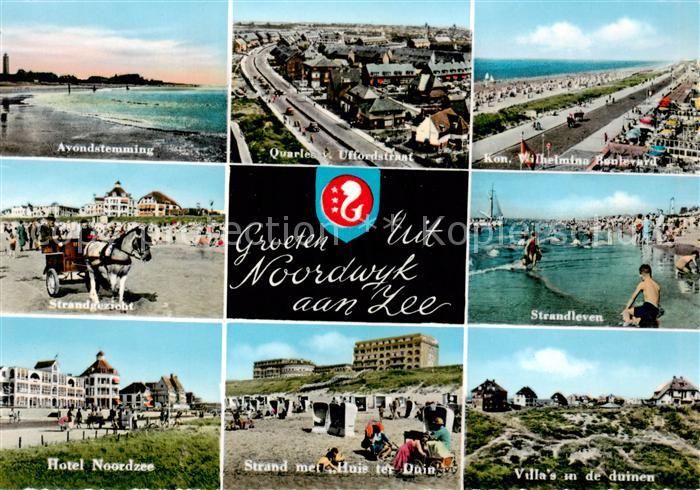 Noordwyk aan Zee Noordwijk NL Avondstemming Kon Wilhelmina Boulevard Strandgezic