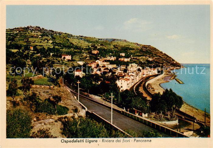 Ospedaletti Liguria IT Riviera dei fiori Panorama