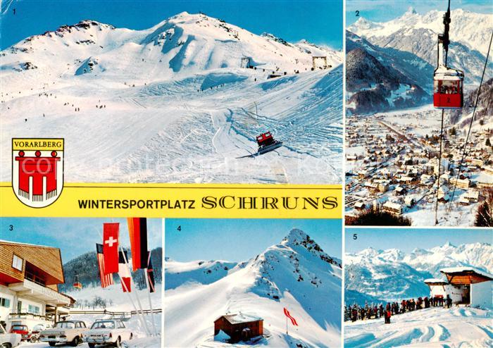 Schruns Tschagguns Seebliga Abfahrt Sennigrat Schruns mit Hochjochbahn Talstatio