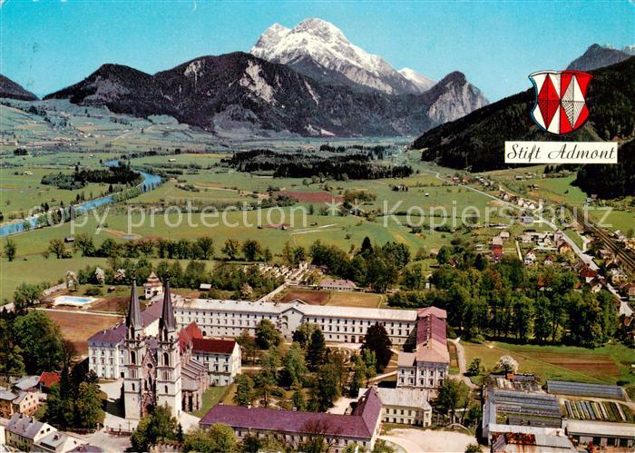 Liezen Steiermark AT Stift Admont Fliegeraufnahme
