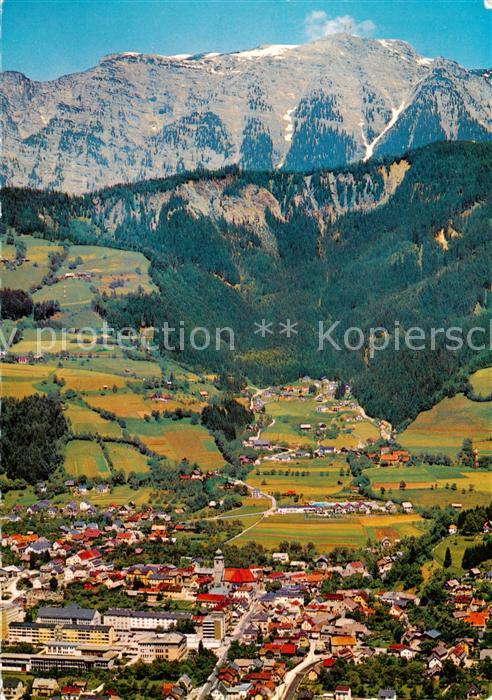 Liezen Steiermark AT Fliegeraufnahme mit Hochanger