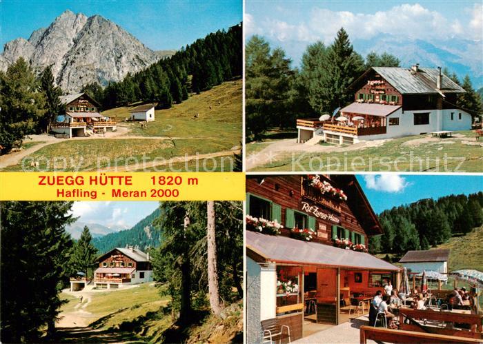 Zuegghuette 1820m Hafling Avelengo-Falzeben IT Teilansichten