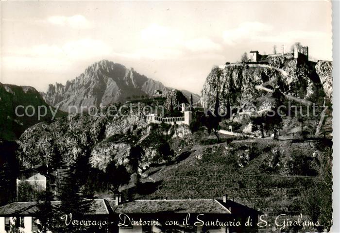 Vercurago Lombardia IT Dintorni con il Santuario di S Girolamo