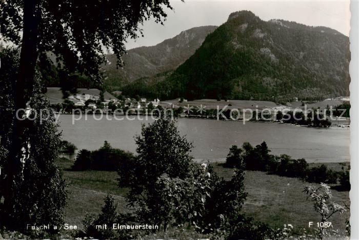 Fuschl See Salzkammergut AT mit Elmauerstein