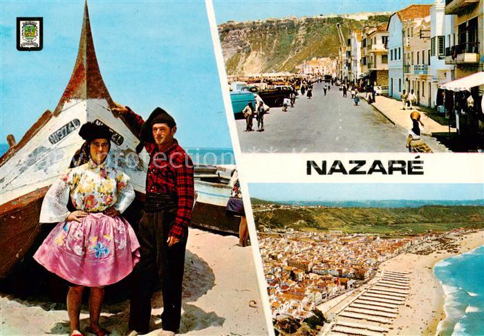 Nazare PT Trajos regionais Entrada Marginal Avenida da Republica Do miradouro do