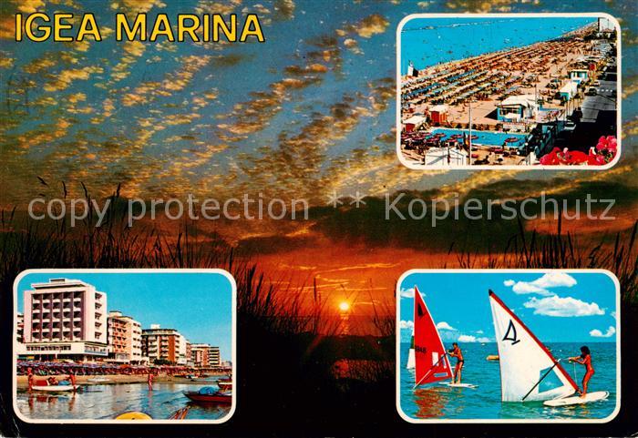 Igea Marina Bellaria Rimini IT Strand Hotel Surfer