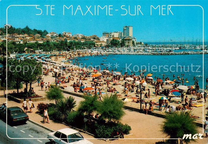 Sainte-Maxime-sur-Mer 83 La plage Côte d Azur
