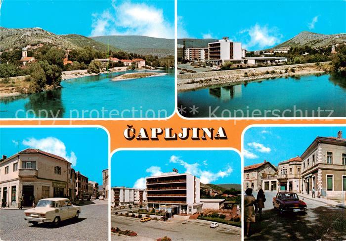 Capljina Bosnia Panorama Kuestenort Ortsmotive