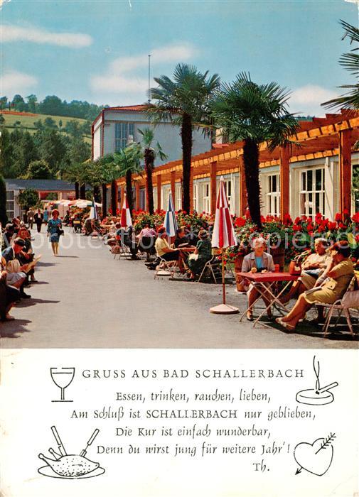 Bad Schallerbach Kurpromenade Palmengarten Cafe Terrasse
