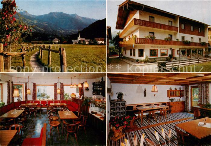 Kaltenbach  Zillertal Tirol AT Milchtrinkstube und Gaestehaus Lechner Panorama A