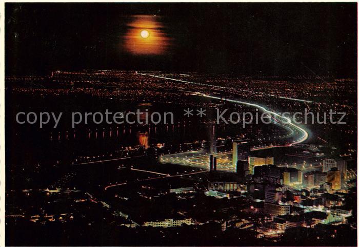 Cape Town Kaapstad Kapstadt South-Africa RSA Moonlight fantasy with the northern