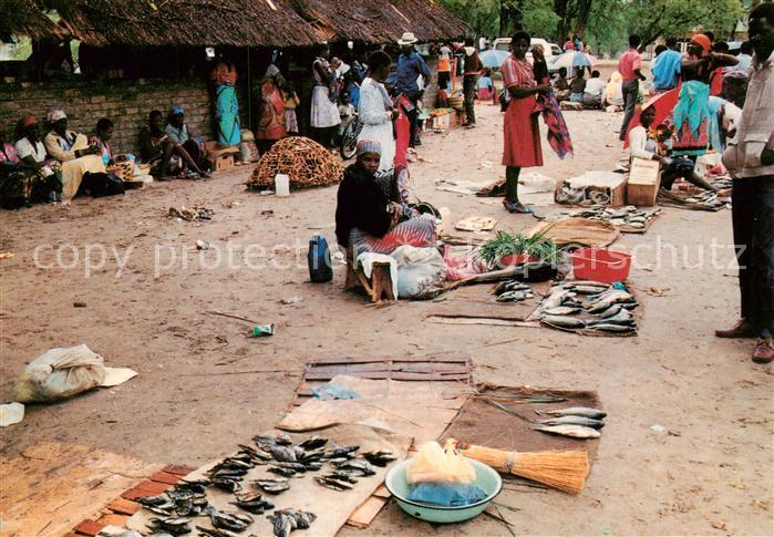 Katima Mulio Namibia Fischmarkt