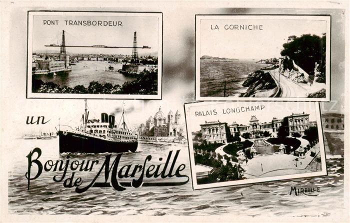 Marseille 13 Pont Transbordeur La Corniche Palais Longchamp