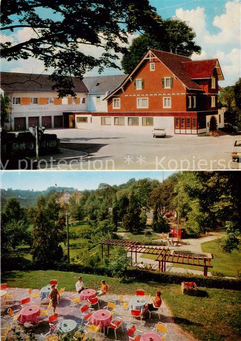 Dornstetten Wuerttemberg Gasthof Pension Schnittenhelm Terrasse