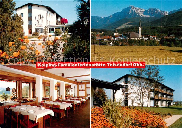 Teisendorf Oberbayern Kolping Familienferienstaette Teisendorf Gastraum Panorama