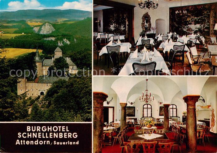 Attendorn Burghotel Schnellenberg Gastraeume