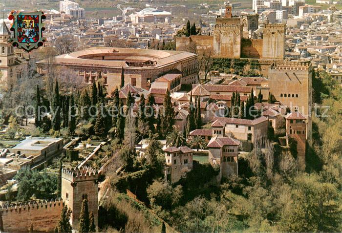 Granada Andalucia ES Vista general de la Alhambra
