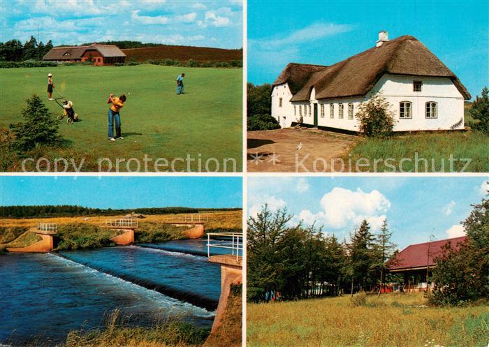 Skjern DK Vestjydsk Golfklub Bundsbaek Molle Laksetrappen Skjern Aa Skjernaa Cam