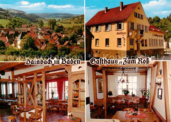 Dainbach Gasthaus Zum Ross Gastraeume Panorama
