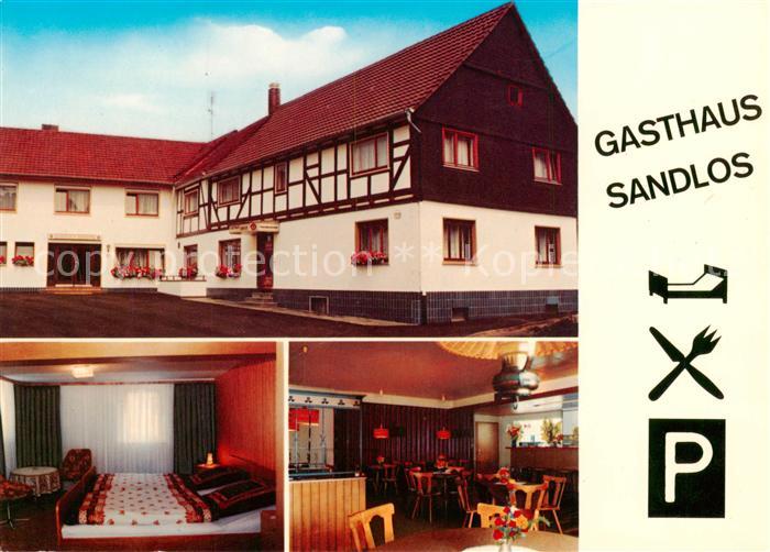 Hauneck Gasthaus Sandlos Gaestezimmer Gaststube