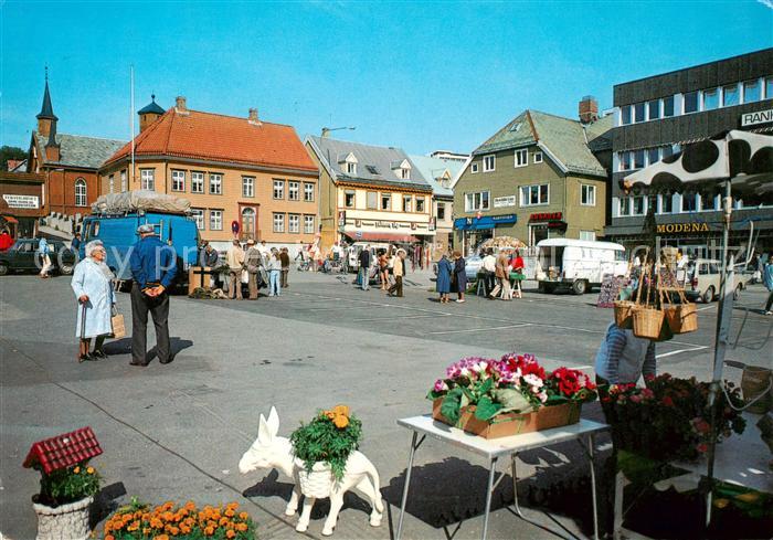 Tromsoe Norge Marktplatz