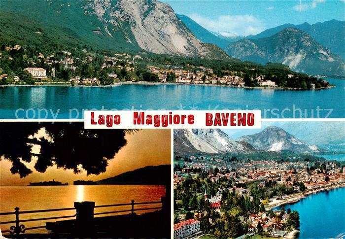 Baveno Lago Maggiore IT Panorama Stimmungsbild
