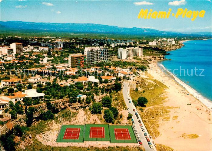 Tarragona ES Miami Playa Fliegeraufnahme