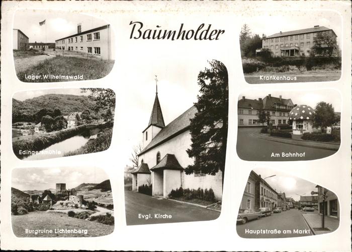 Baumholder Nahe Birkenfeld Rheinland-Pfalz Krankenhaus Burgruine Lichtenberg Edi