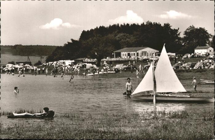 Mademuehlen Krombach Talsperre Haus See