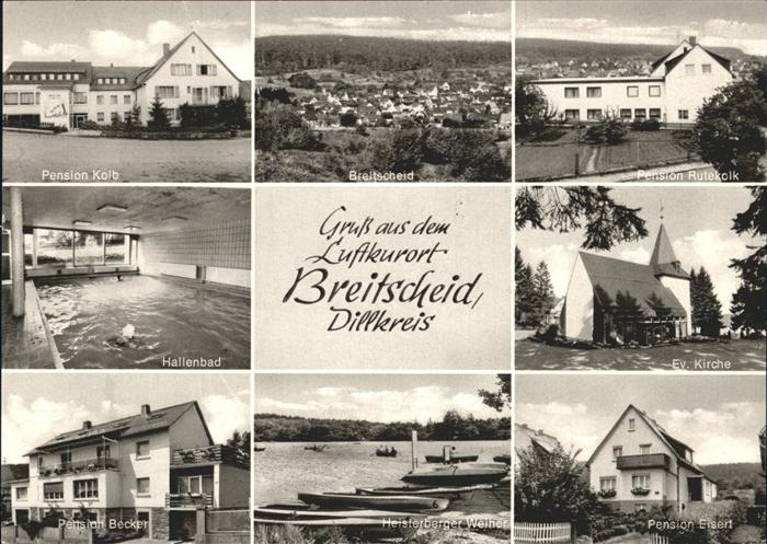Breitscheid Hunsrueck Hallenbad Heisterberger Weiher Pension