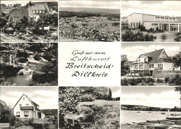 Breitscheid Hessen Pension Rutekolk Aubachtal Pension Beck